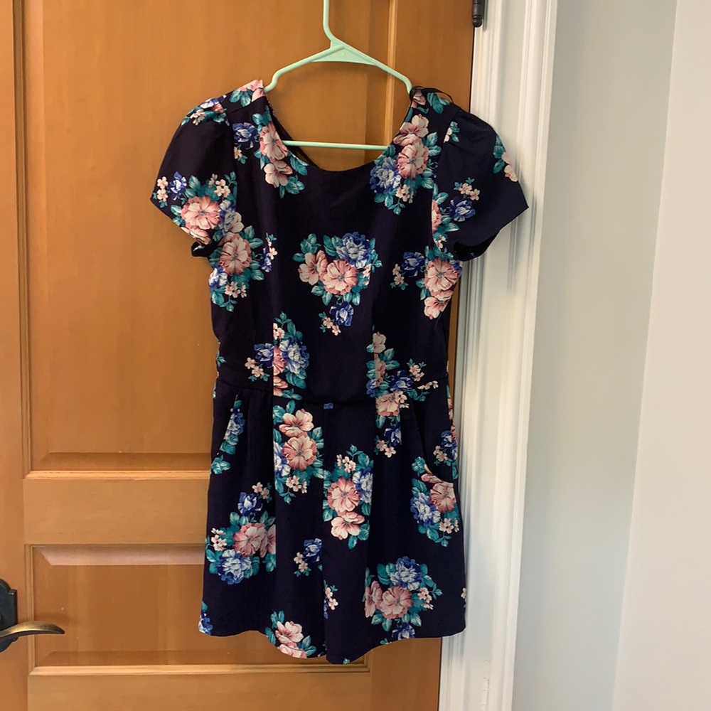 monteau floral romper